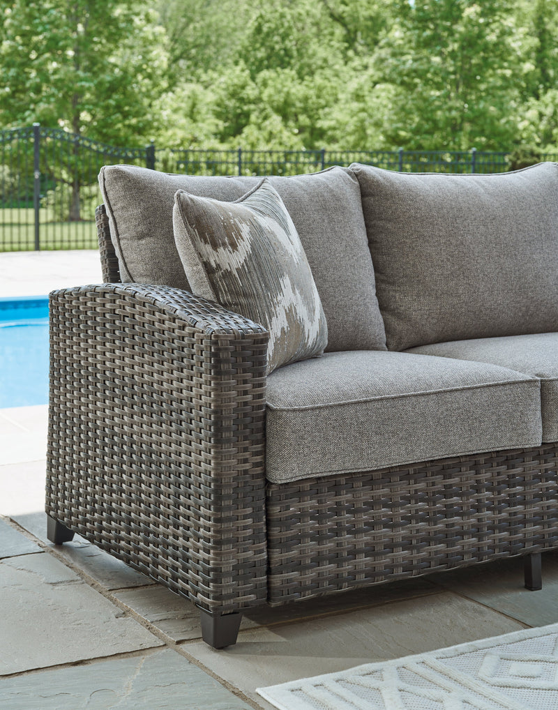 Oasis Court Outdoor Sofa/Chairs/Table Set (Set of 4) - P335-081