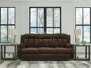 Observation Chocolate Power Reclining Sofa with Drop Down Table - PC2140699