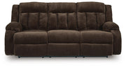 Observation Chocolate Power Reclining Sofa with Drop Down Table - PC2140699