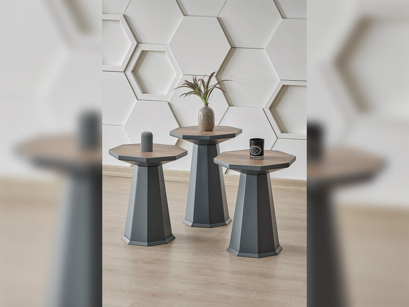 Octagonal Coffee Table in Anthracite - 200-ALT-OCT-CT-ANT