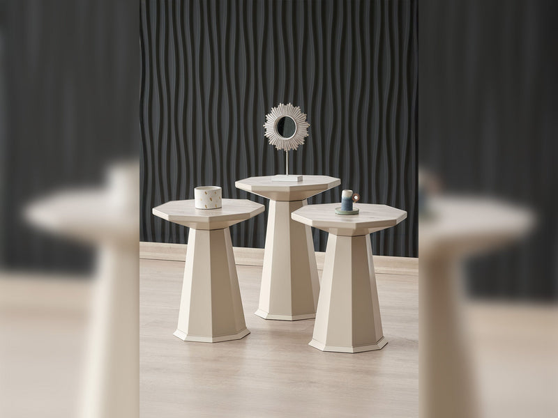 Octagonal Coffee Table in Beige - 200-ALT-OCT-CT-BEI
