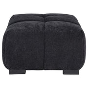 Octavia Upholstered Rectangular Ottoman Black - 511064