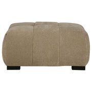 Octavia Upholstered Rectangular Ottoman Camel - 509964