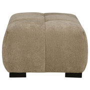 Octavia Upholstered Rectangular Ottoman Camel - 509964