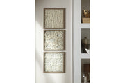 Odella Cream/Taupe Wall Decor (Set of 3) - DMV FurnitureWall Decor