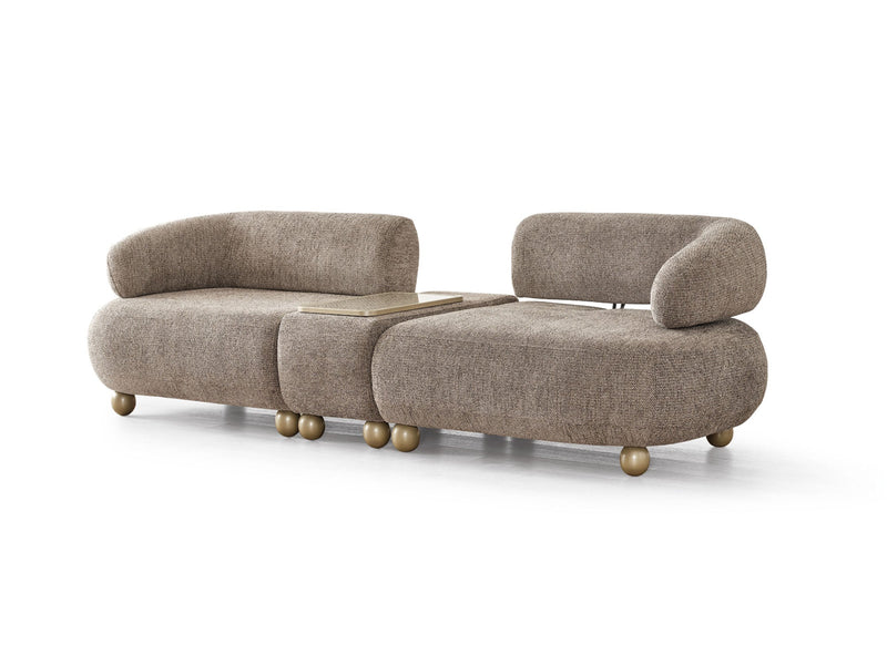 Odessa Al Convertible Module Sofa in Cream - 200-ALT-ODE-3M