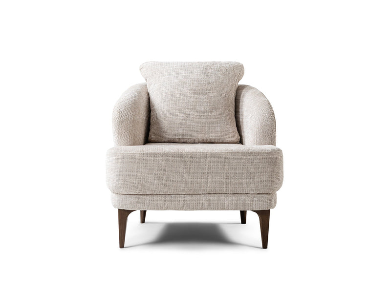 Odessa Chair - Walnut in Cream - 200-ST-ODE-CREMONA06-B