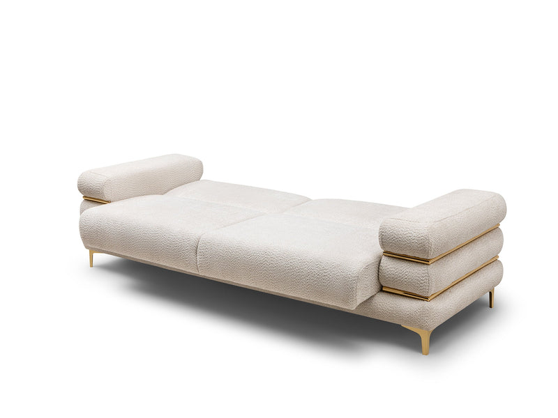 Odessa Convertible Loveseat - Gold in Cream - 200-ST-ODE-ISTANBUL01-2