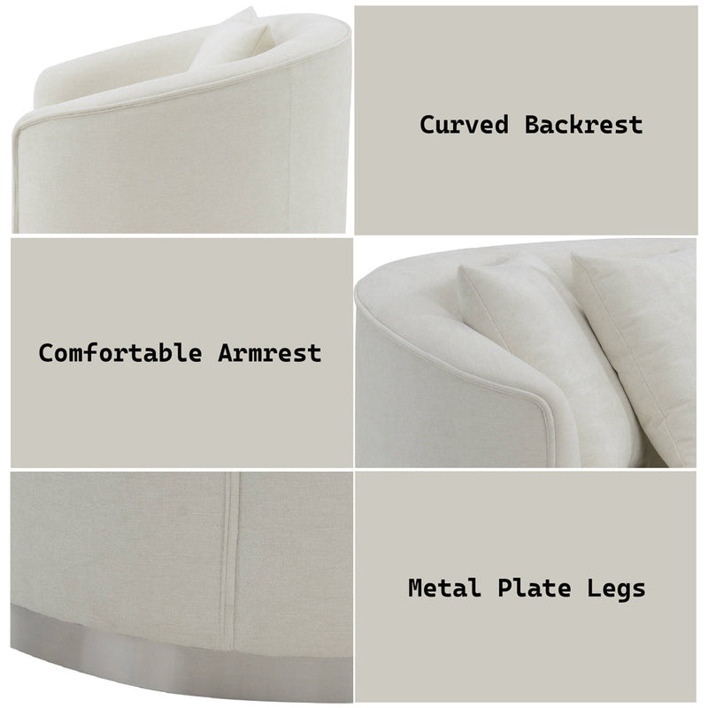 Odette Sofa W/4 Pillows - LV01917