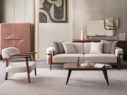 Odin Chair Cream in Cream - 101-ODI-FOX01-B