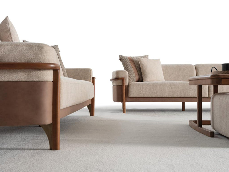 Odin Convertible 3 Seater Sofa Cream in Cream - 101-ODI-FOX01-3