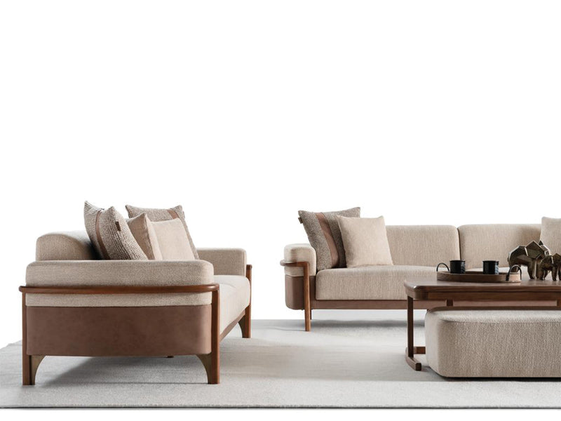 Odin Convertible 3 Seater Sofa Cream in Cream - 101-ODI-FOX01-3
