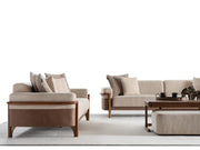 Odin Convertible 4 Seater Sofa Cream in Cream - 101-ODI-FOX01-4