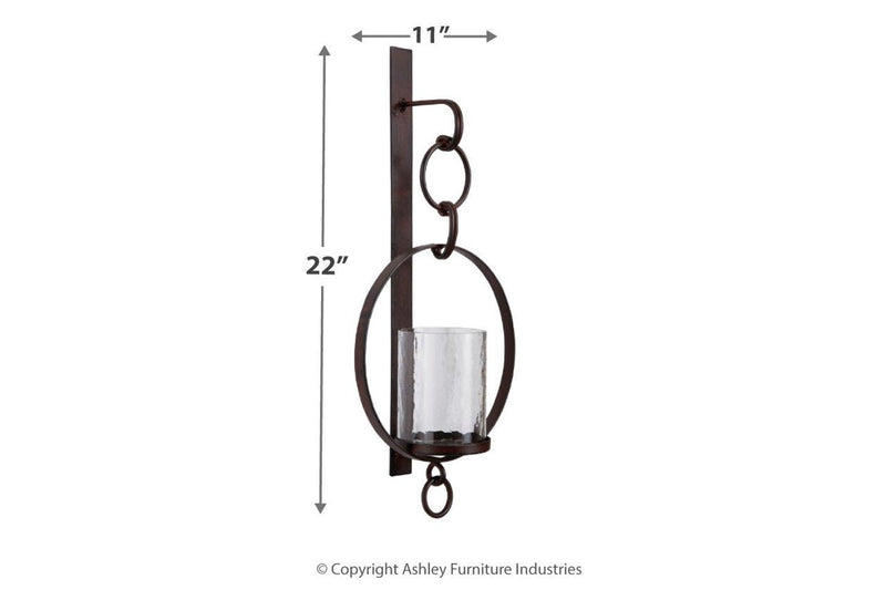 Ogaleesha Brown Wall Sconce - DMV FurnitureSconce