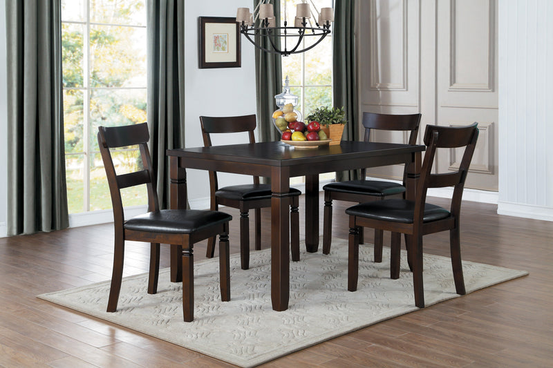 Oklahoma Espresso 5 - Piece Dining Room Set - DMV FurnitureDining Room Set