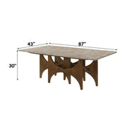 Oleia Dining Table w/Engineered Marble - DN07060
