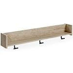 Oliah Natural Wall Mounted Coat Rack with Shelf - DMV FurnitureOther Products