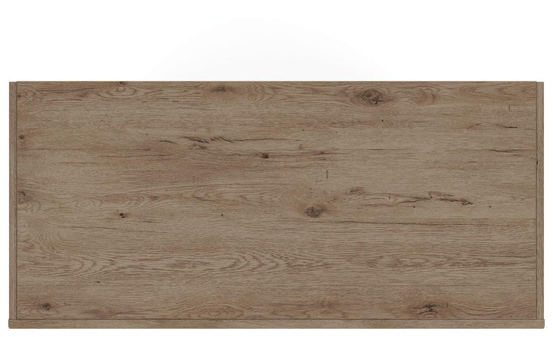 Oliandon King Panel Bed, Dresser and Chest in Light Brown - PKG025182