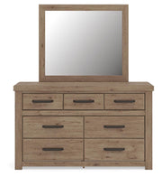 Oliandon Queen Panel Bed, Dresser and Mirror - PCB2844B3