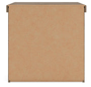 Oliandon Queen Panel Bed, Dresser, Mirror, Chest and Nightstand in Light Brown - PKG025167