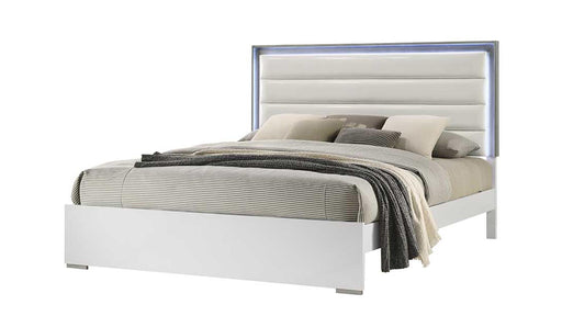 Olivia Queen Bed in White - Olivia Queen Bed in White
