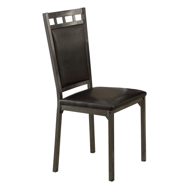 Olney Black/Dark Brown 5 - Piece Dining Set - DMV FurnitureDining Room Set