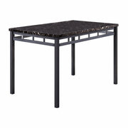 Olney Black/Dark Brown 5 - Piece Dining Set - DMV FurnitureDining Room Set