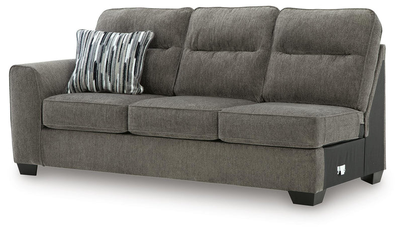 Olten Graphite Left-Arm Facing Sofa - 3130566