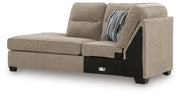 Olten Mocha Left-Arm Facing Corner Chaise - 3130416