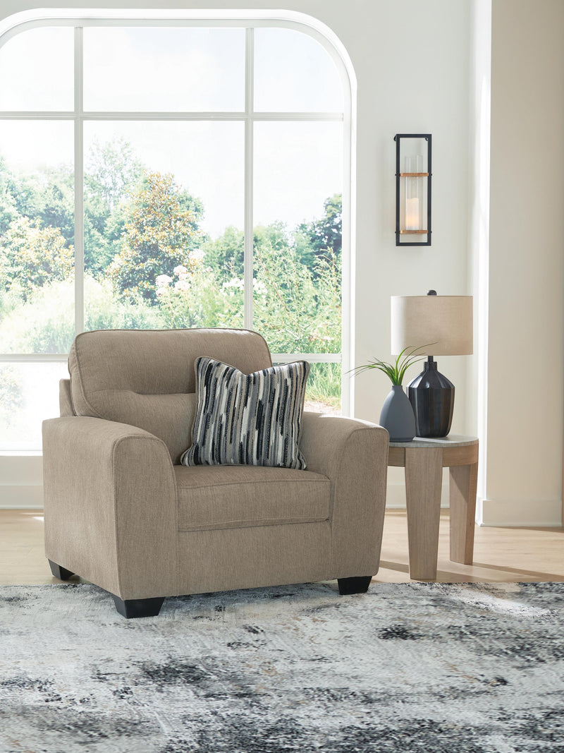 Olten Mocha Oversized Chair - 3130423