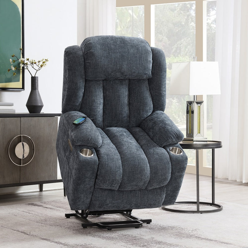 Omarion Power Recliner w/Lift, Heating & Massage - LV02996A