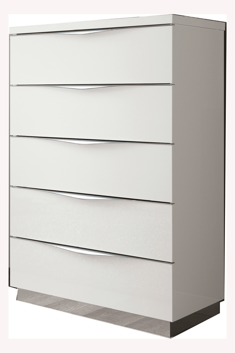 Onda 5 Drawers Chest White - i43738