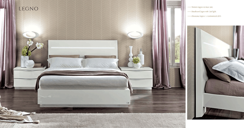 Onda Legno White Bedroom Set - DMV Furniture