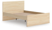 Onita Natural Full Panel Platform Bed - EB9632B5