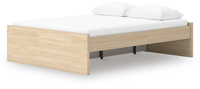 Onita Natural Queen Platform Bed with 2 Side Storage - EB9632B15