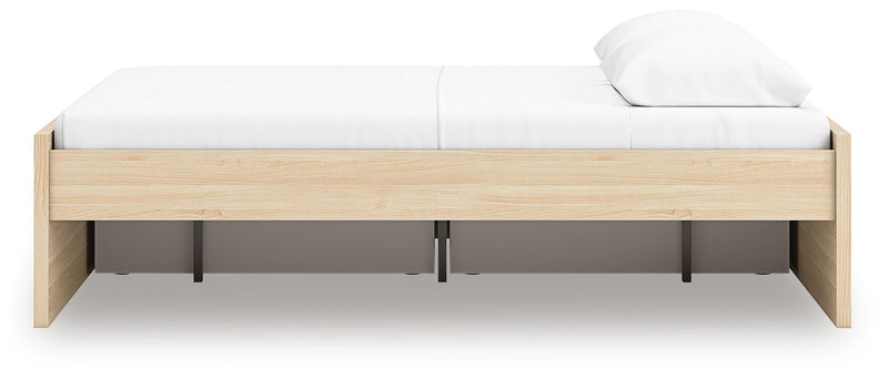Onita Natural Queen Platform Bed with 2 Side Storage - EB9632B15