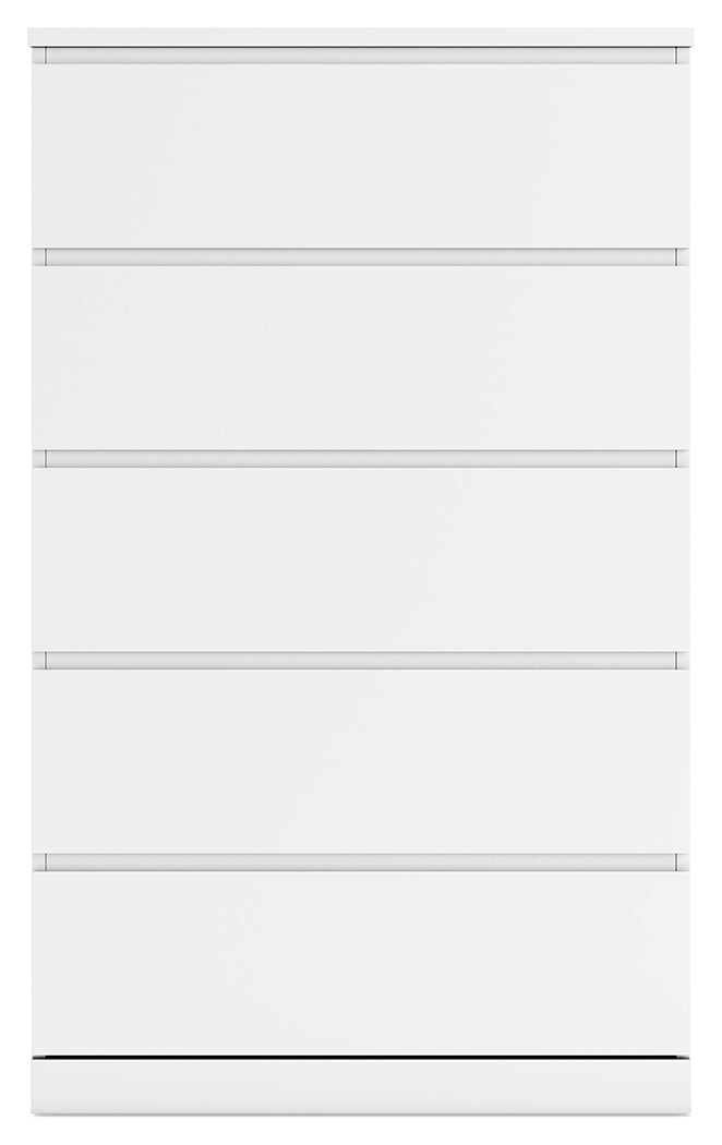 Onita White Youth One Side Storage Platform Bedroom Set from Ashley - DMV Furniture
