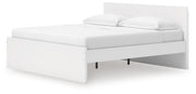 Onita White King Panel Platform Bed - EB9630B19