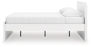Onita White King Panel Platform Bed - EB9630B19
