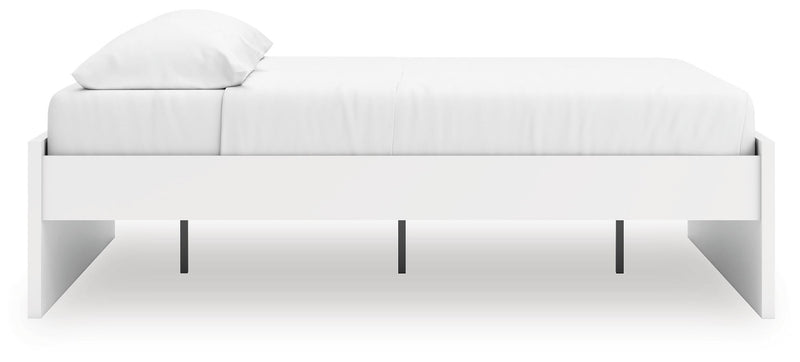 Onita White King Platform Bed - EB9630B17