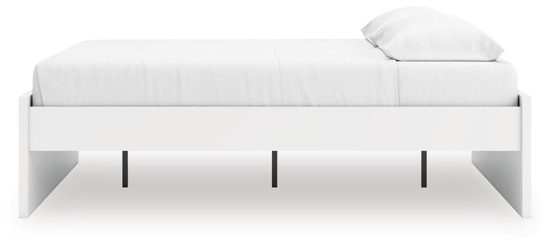 Onita White King Platform Bed - EB9630B17