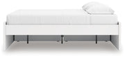 Onita White King Platform Bed with 1 Side Storage - EB9630B23