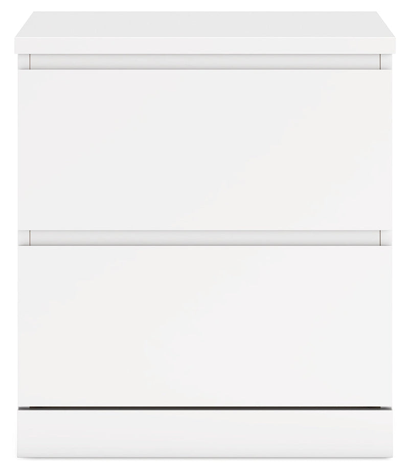Onita White Youth One Side Storage Platform Bedroom Set from Ashley - DMV Furniture