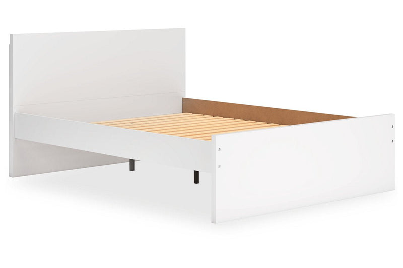 Onita White Queen Platform Bed - DMV FurnitureQueen Bed