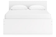 Onita White Queen Platform Bed with 2 Side Storage - DMV FurnitureQueen Bed