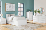 Onita White Youth One Side Storage Panel Platform Bedroom Set - DMV FurnitureYouth Bedroom Set