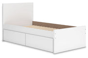 Onita White Youth One Side Storage Panel Platform Bedroom Set - DMV FurnitureYouth Bedroom Set