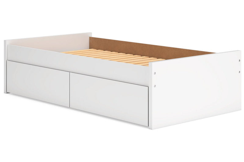 Onita White Youth One Side Storage Platform Bedroom Set - DMV FurnitureYouth Bedroom Set