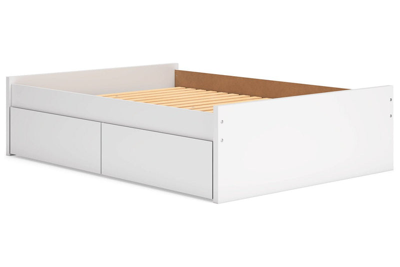Onita White Youth One Side Storage Platform Bedroom Set - DMV FurnitureYouth Bedroom Set