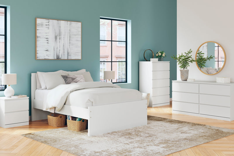 Onita White Youth Panel Platform Bedroom Set - DMV FurnitureYouth Bedroom Set